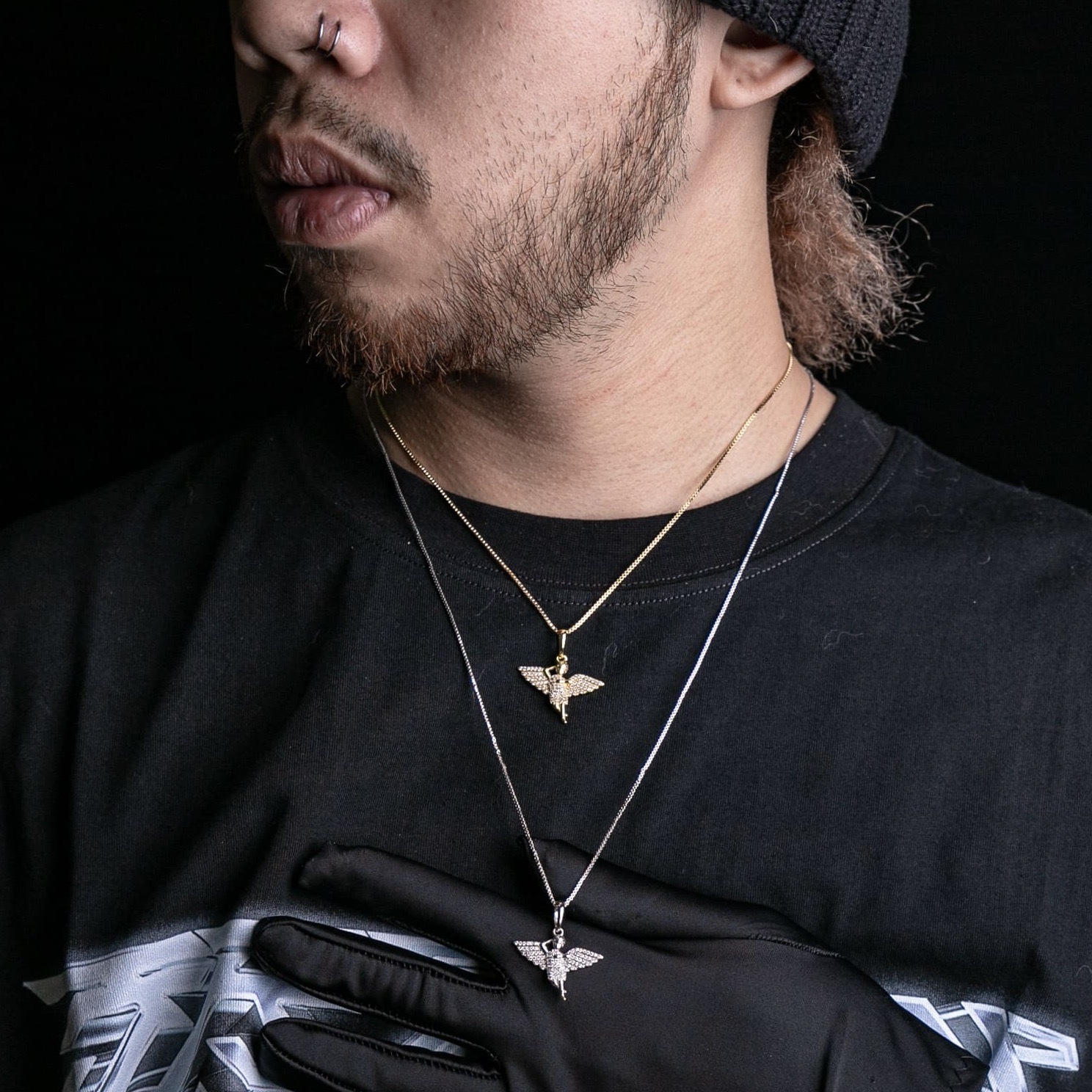 925純銀迷你天使墜飾