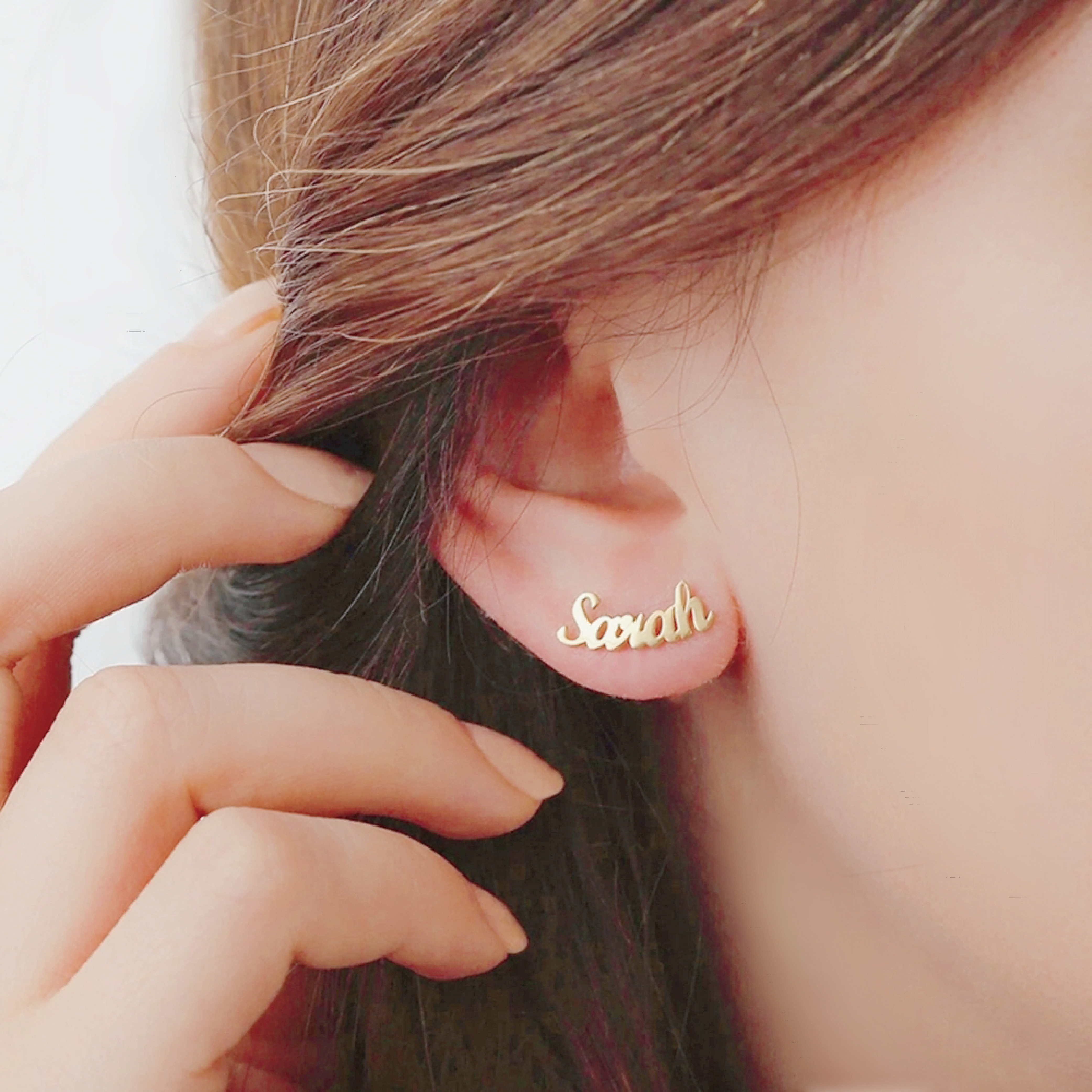 客製化人名耳環