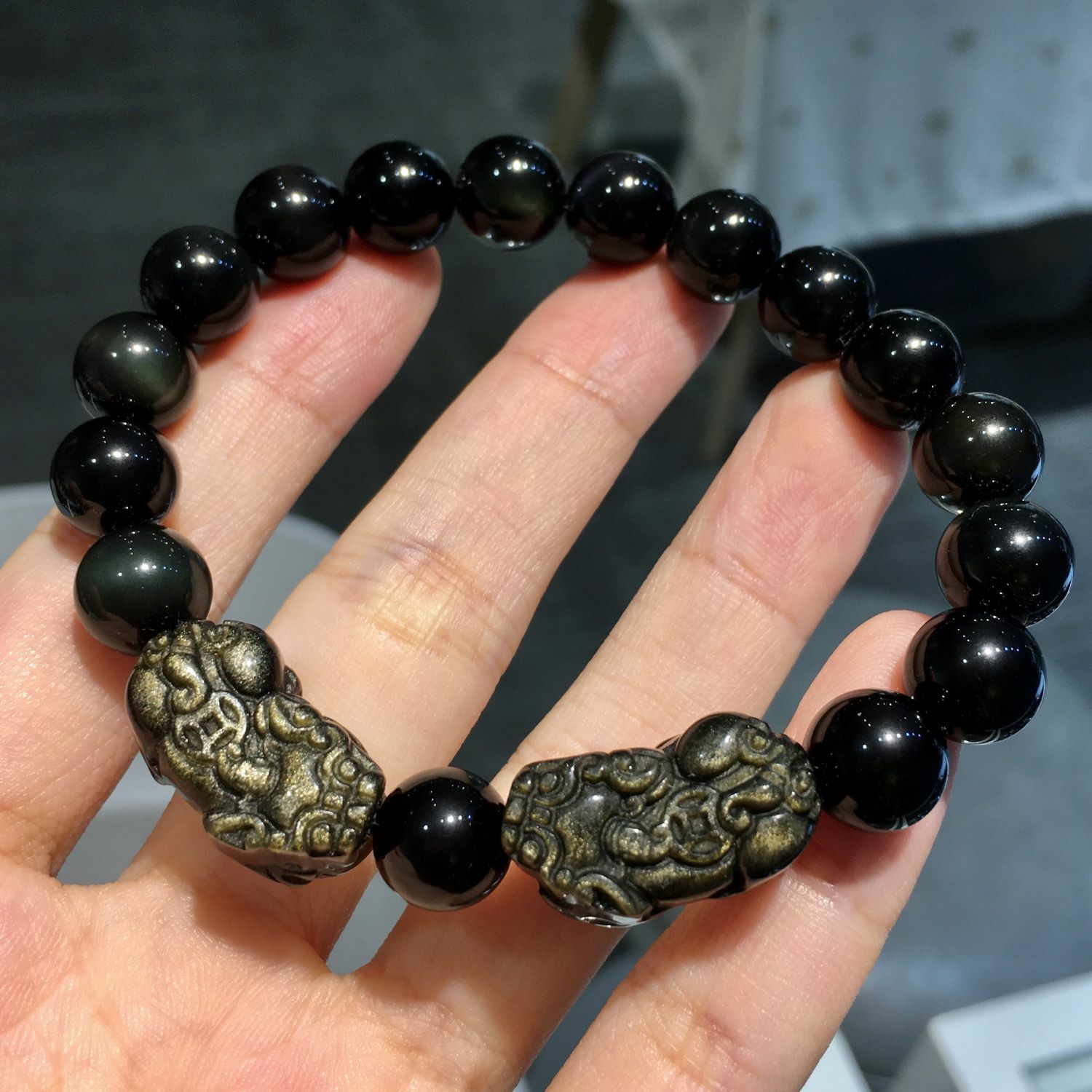 金曜石貔貅手鏈