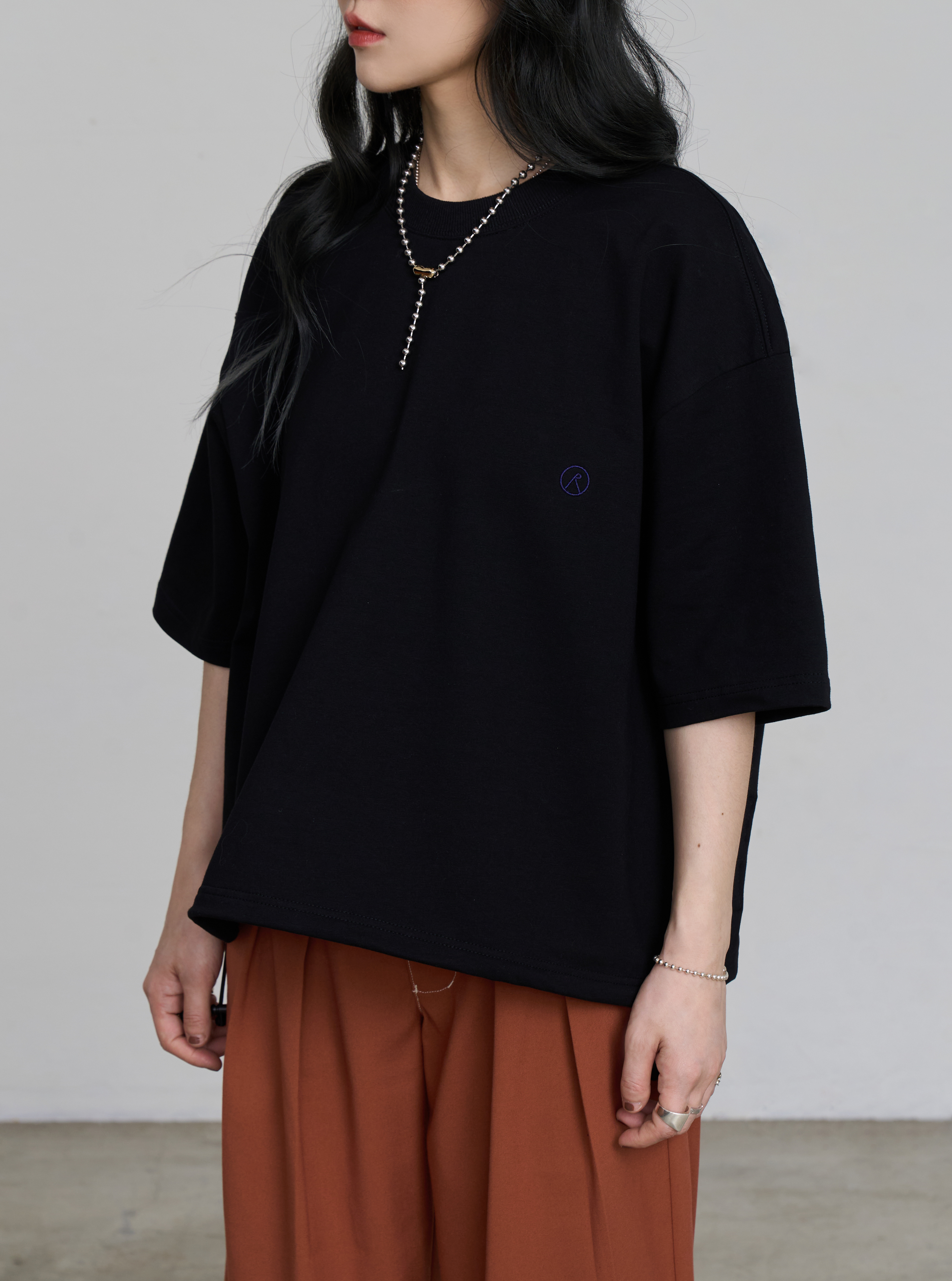 Reversible Short Sleeve Top | Black