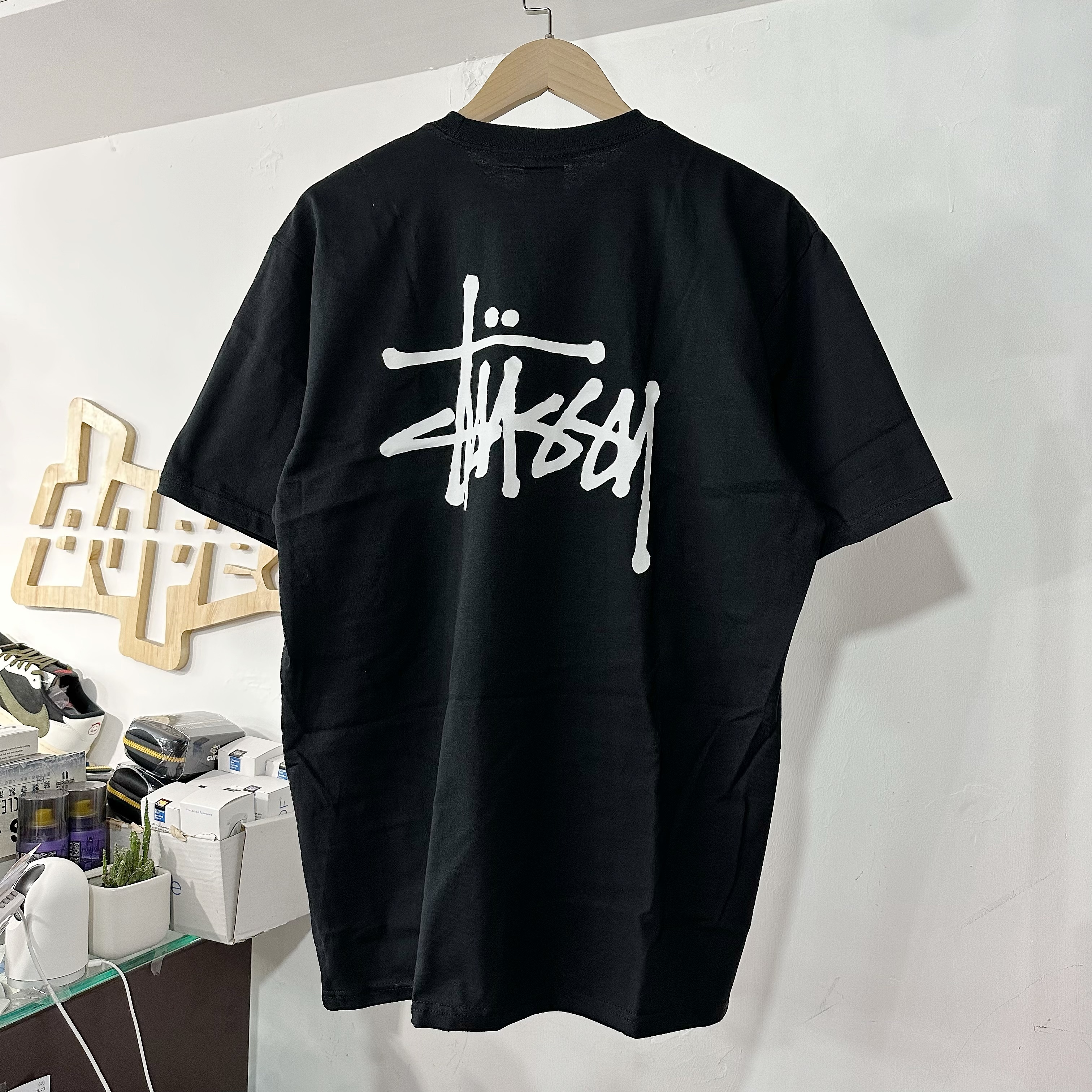 Stüssy Basic Logo Tee BLACK