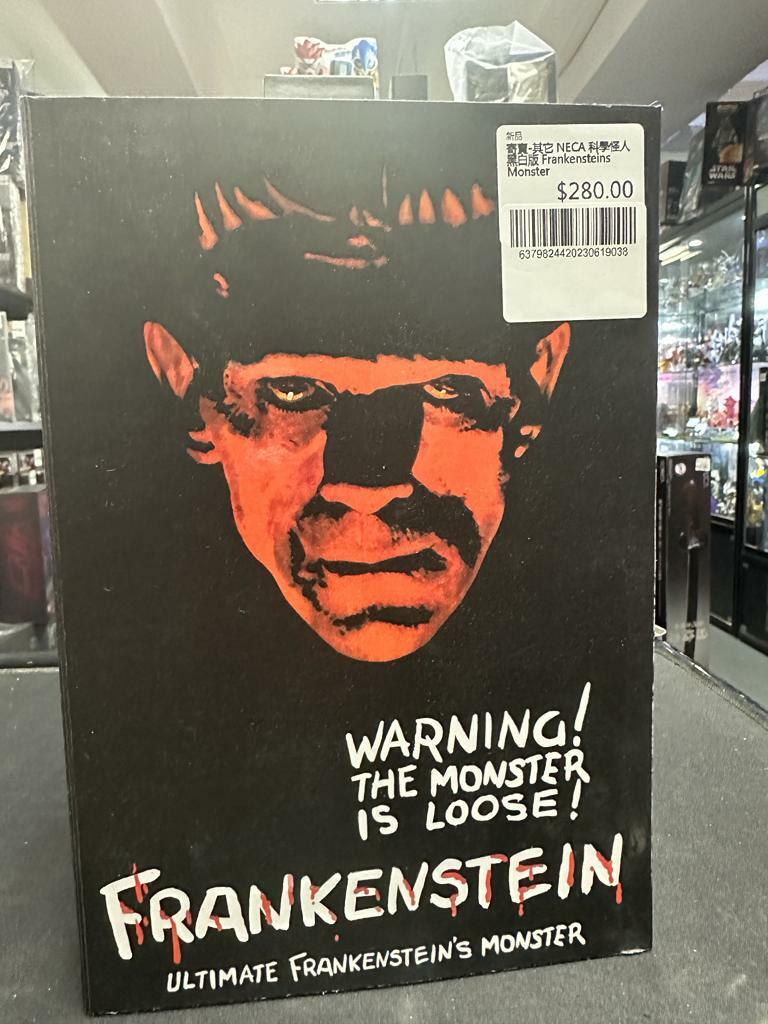 寄賣-其它 NECA 科學怪人 黑白版 Frankenstein's Monster