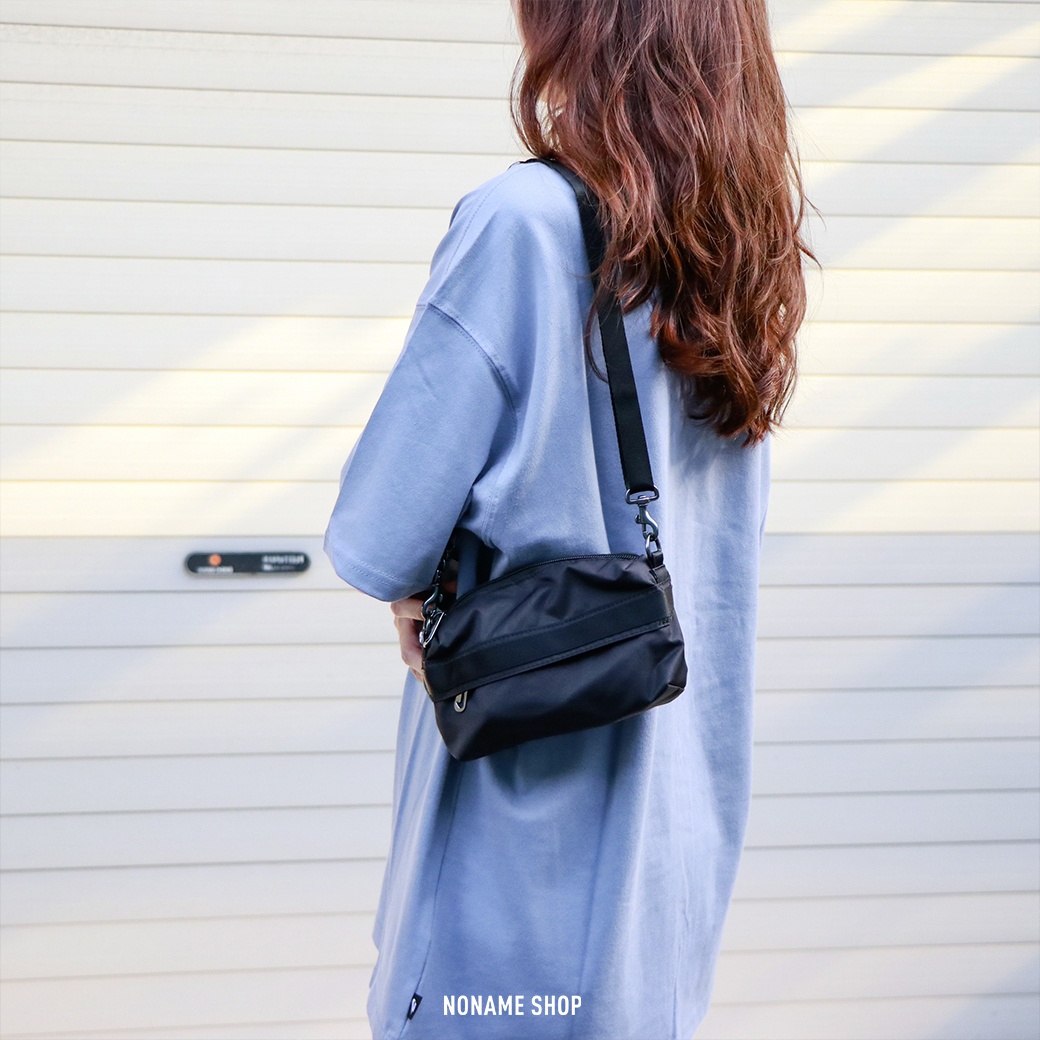 NIKE NSW FUTURA LUXE 尼龍 緞面 拉鍊 側背包 兩色