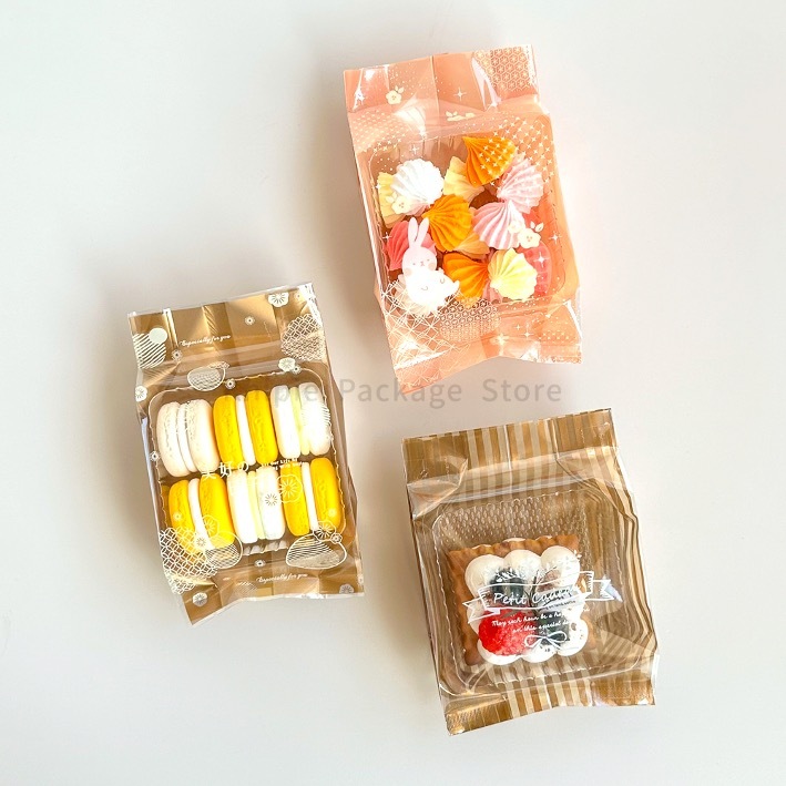 折角餅乾袋｜金色巴黎｜10*15.5+6cm