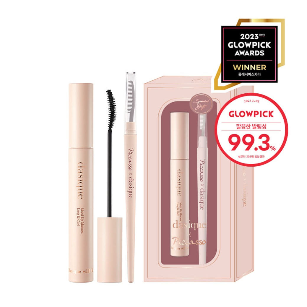 DASIQUE Mood Up Mascara Long&Curl [with PICCASSO Lash Comb]