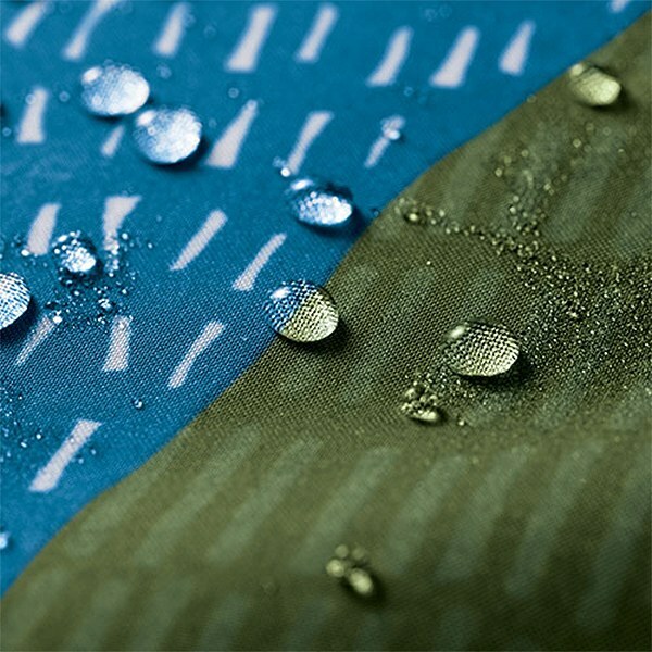 熊與鮭魚 100cm 防潑水加工 大茶巾 風呂敷｜日本kata kata