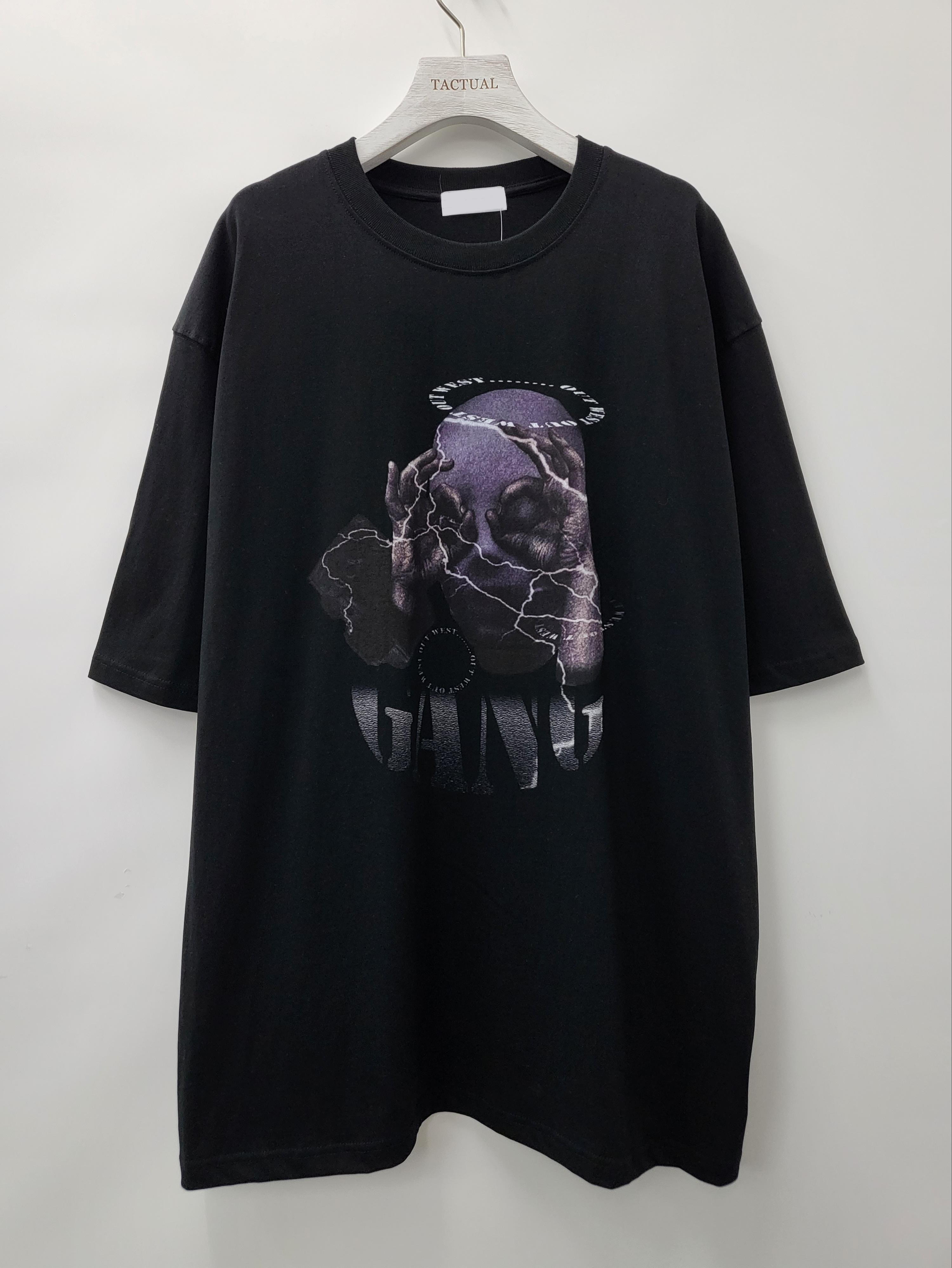 人頭圖案短袖Tee T5005