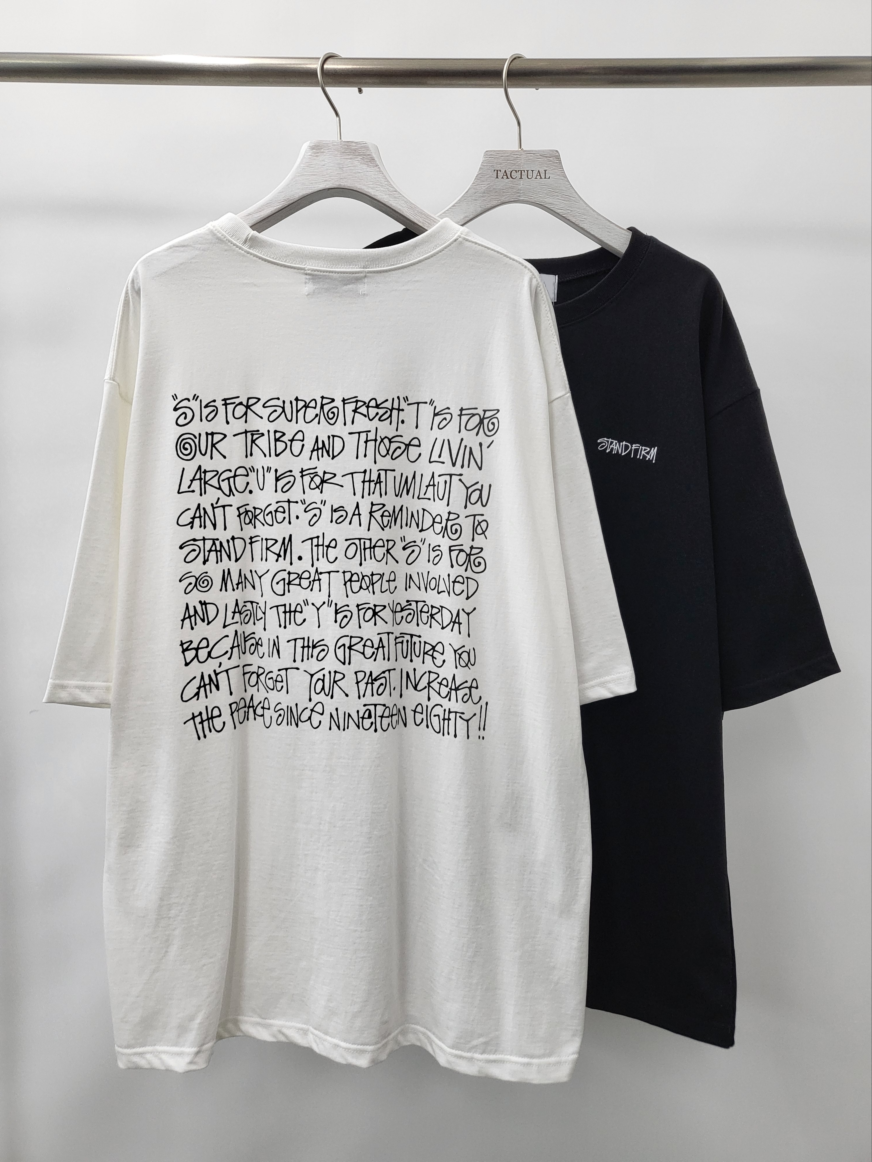 英文字短袖Tee T5007