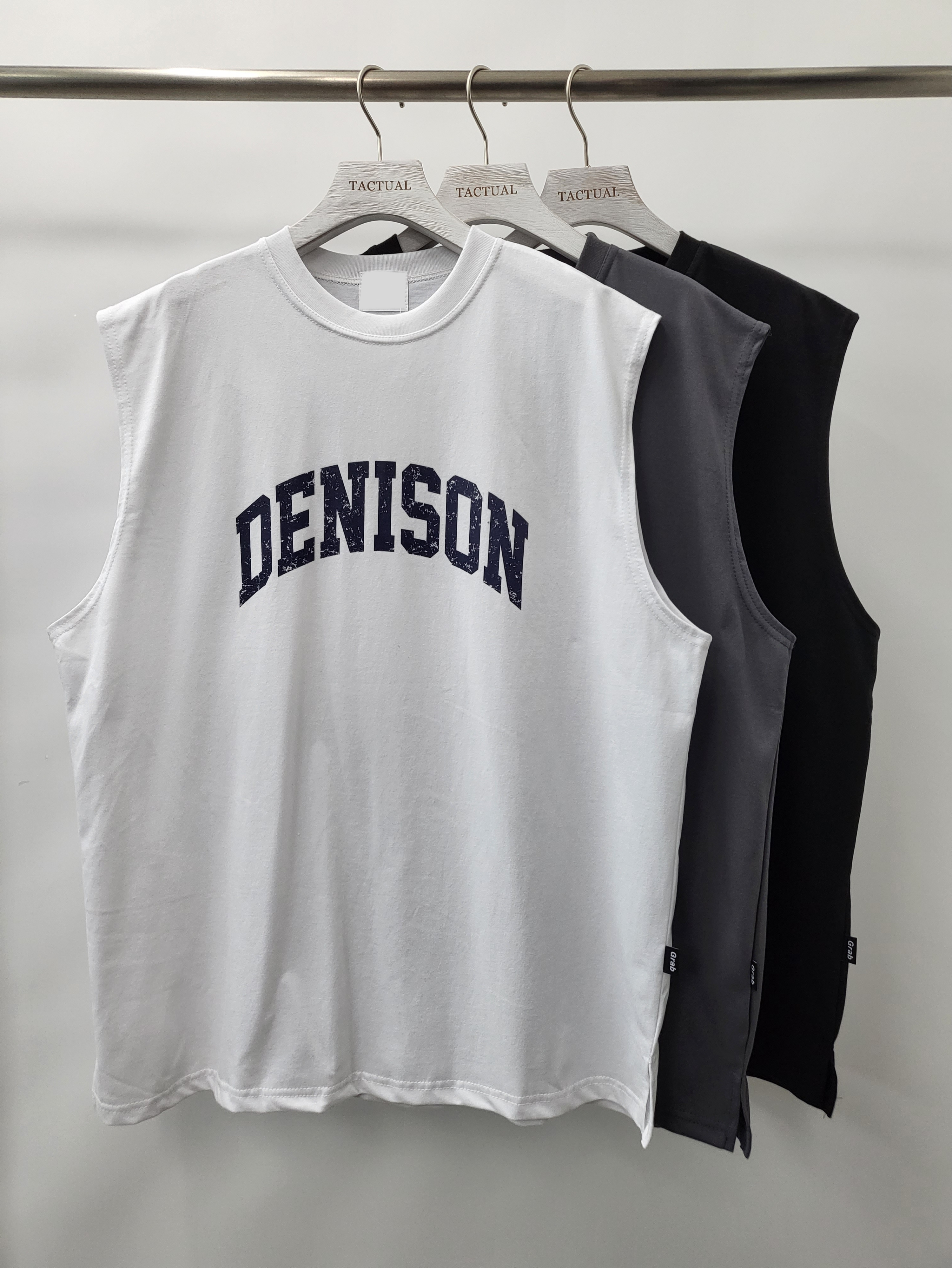 英文字背心 V952