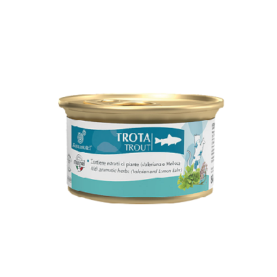 意大利 Marpet Equilibria均衡系列 貓濕糧 85g - 鱒魚【原箱18 罐】