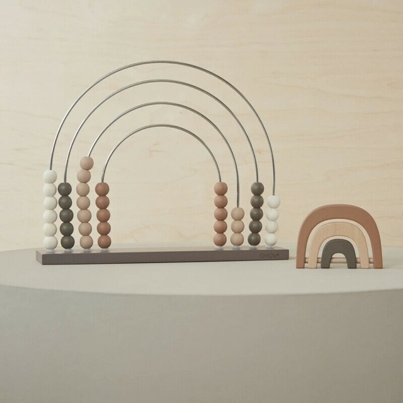 OYOY 彩虹算盤 / 巧克色