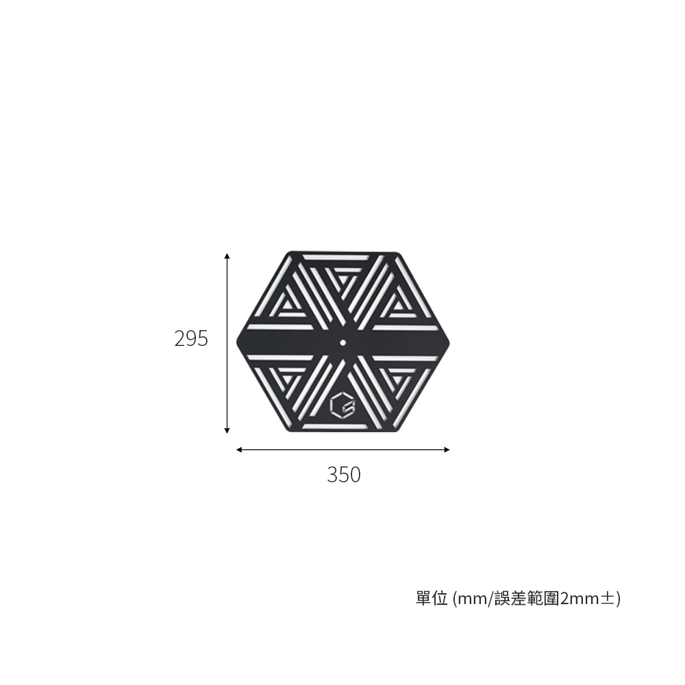 Comma Nine｜六角天板｜經典黑