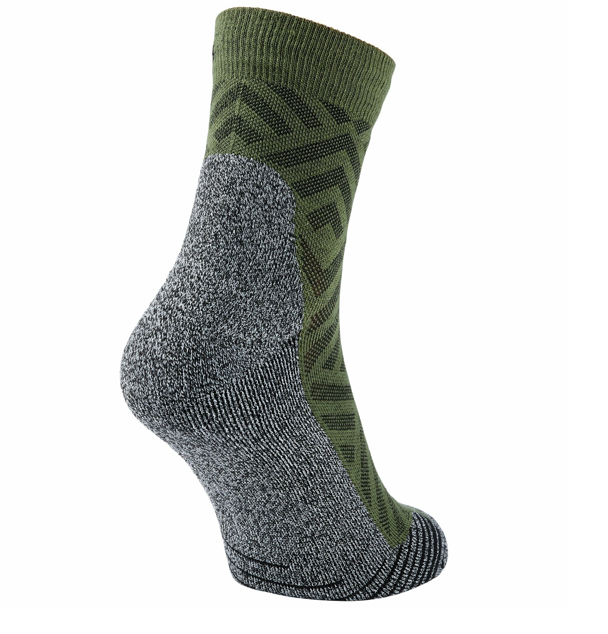 ODLO / Socks quarter CERAMICOOL HIKE GRAPHIC 義大利製快乾抗菌中筒行山襪 (OD762880)