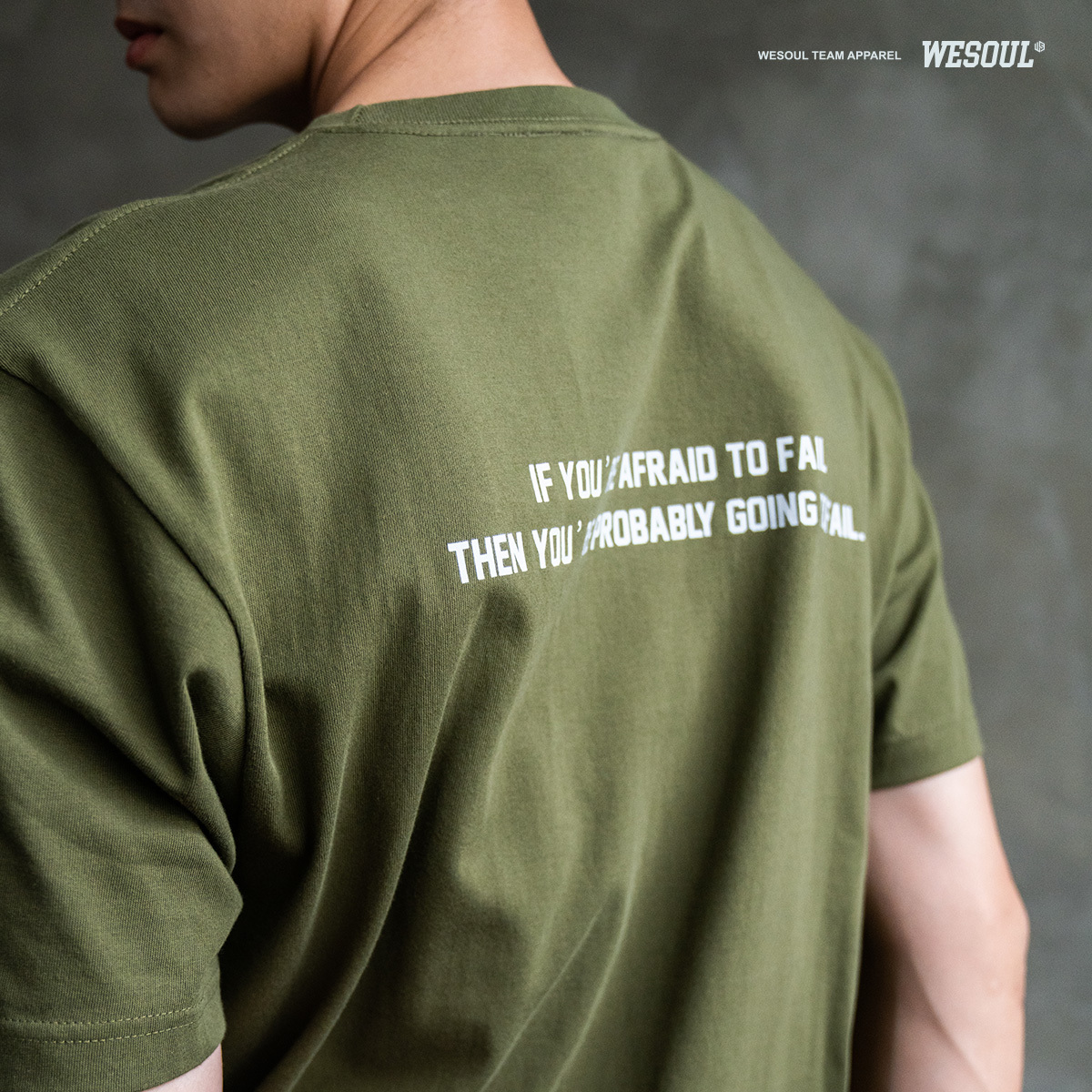 [WESOUL] 標語字樣 TEE / T恤 / 共四色