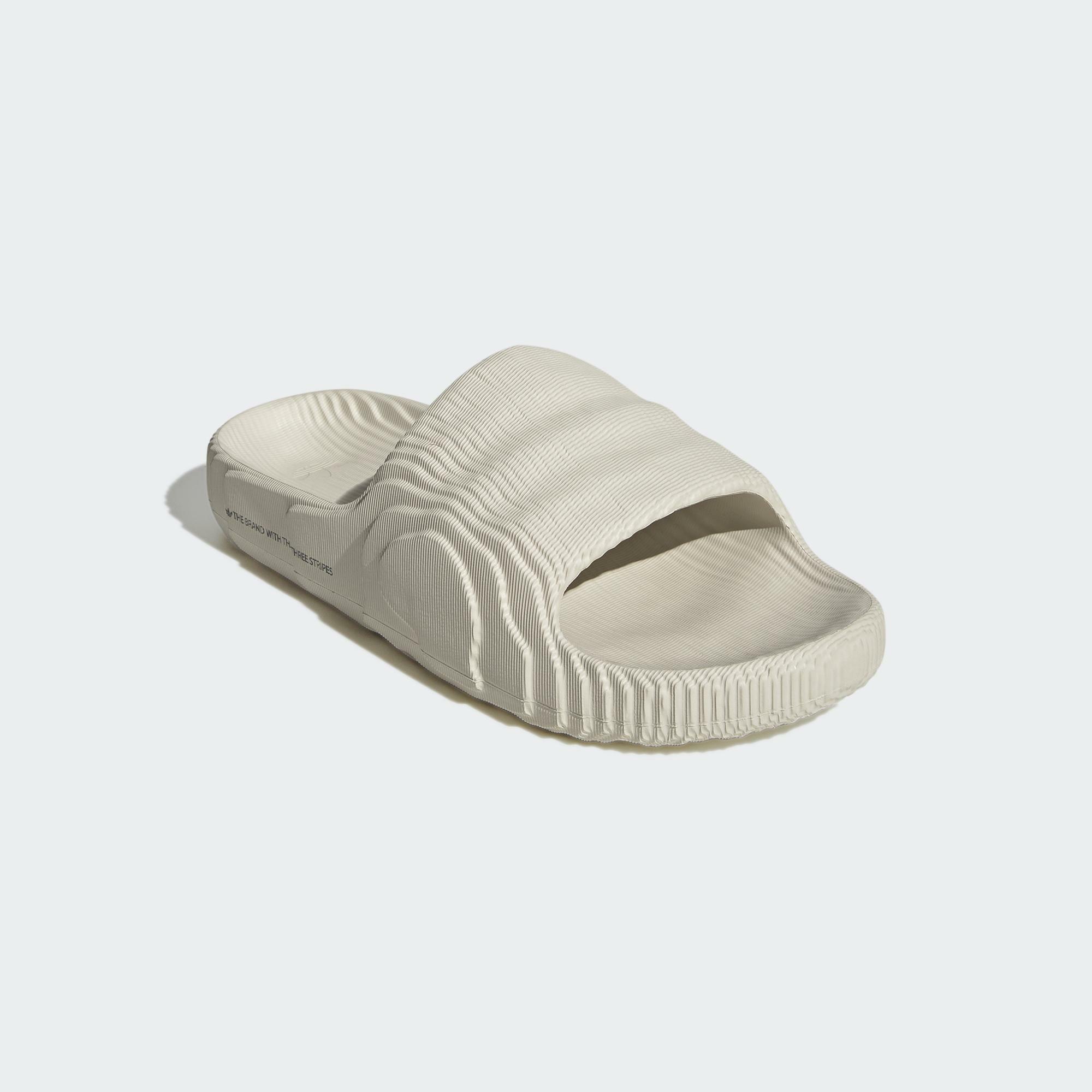 【adidas ADILETTE 22 拖鞋 - 米白 】