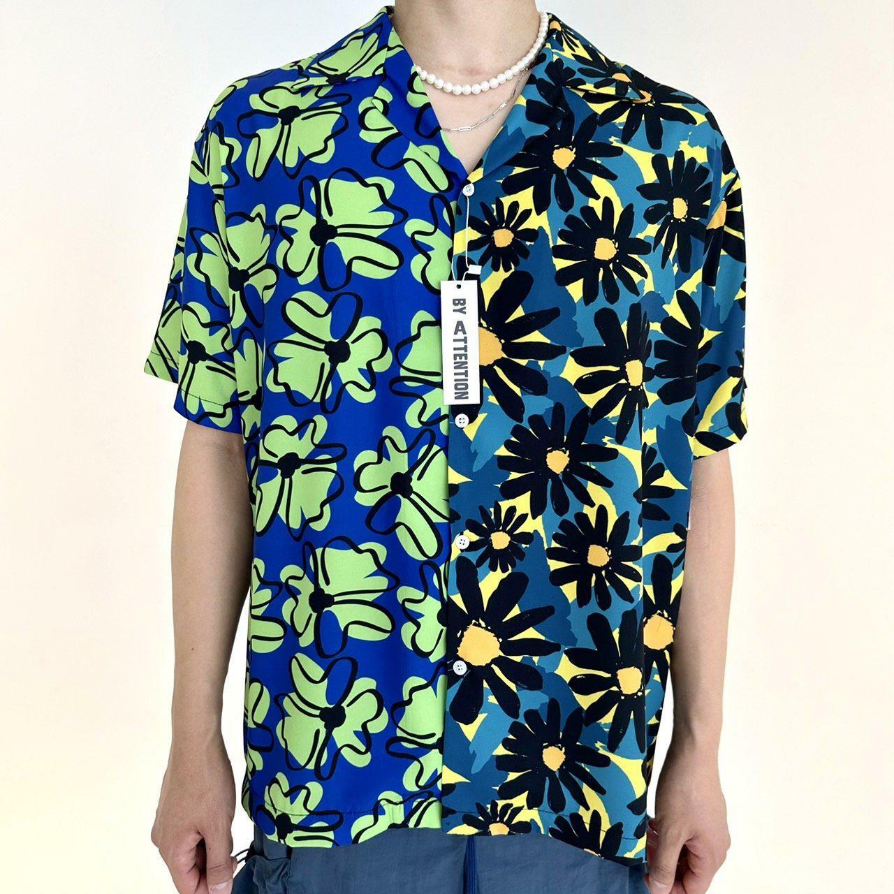 拼花短袖恤衫 BY ATTENTION-004S