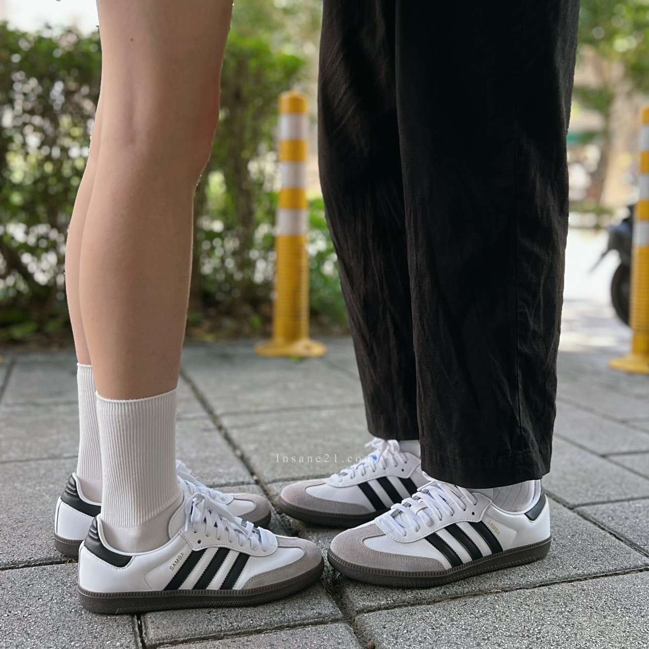 ADIDAS ORIGINALS SAMBA OG 森巴 男女款 白黑 情侶款 白 B75806