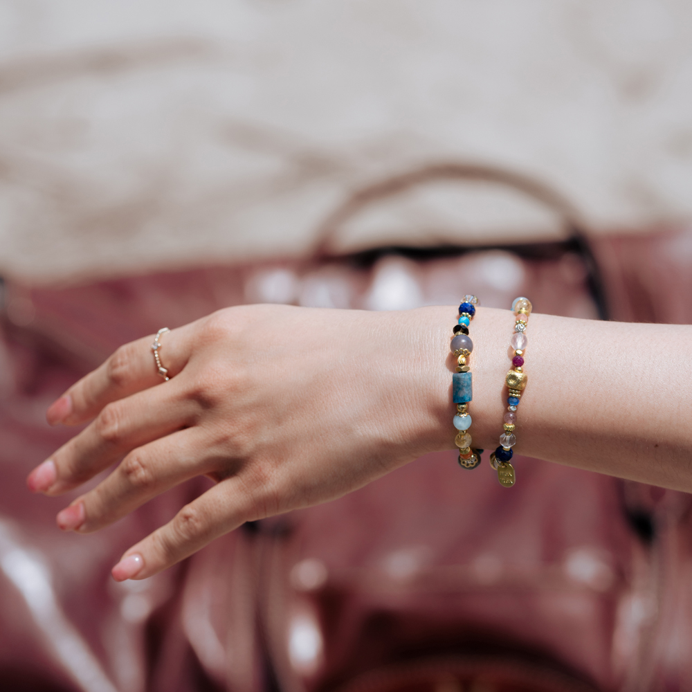 Crystal bracelet｜C1518-Blue Mosque