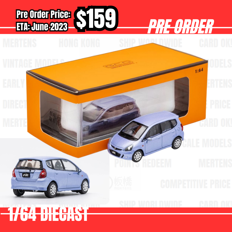 PO-$159 * GCD * 1:64 Honda Fit Blue [OD21/06]