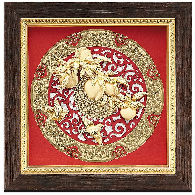 金箔畫藝術禮│桃李滿門頌師恩│教育界致敬首選禮品