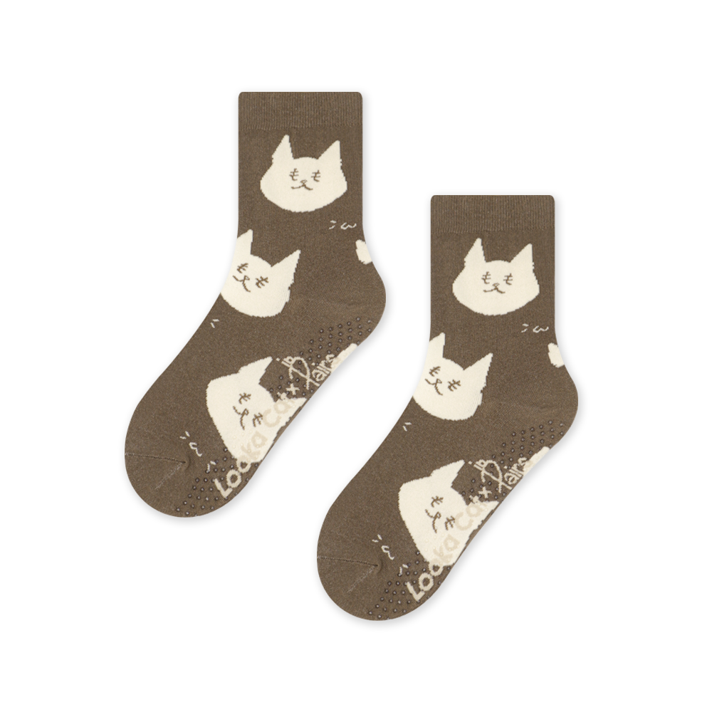 露咖貓聯名・巧克力奶油喏喏｜童襪