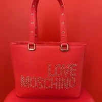 [S] LOVE MOSCHINO TOTE BAG,RED, 8051578566667 (SLM159)