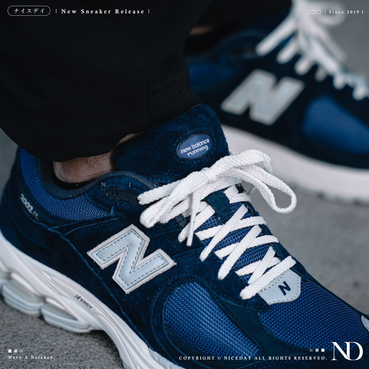 NICEDAY 現貨NEW BALANCE 2002R 海軍藍男女尺寸M2002RHL