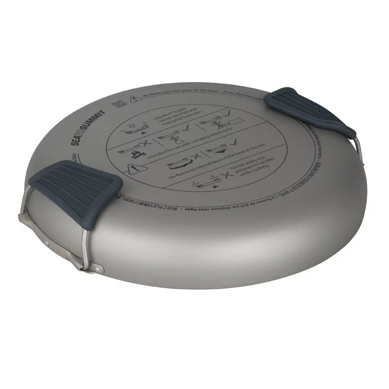 【Sea to Summit】X-折疊平底鍋-8吋-炭灰 (STSAXPAN8IN)