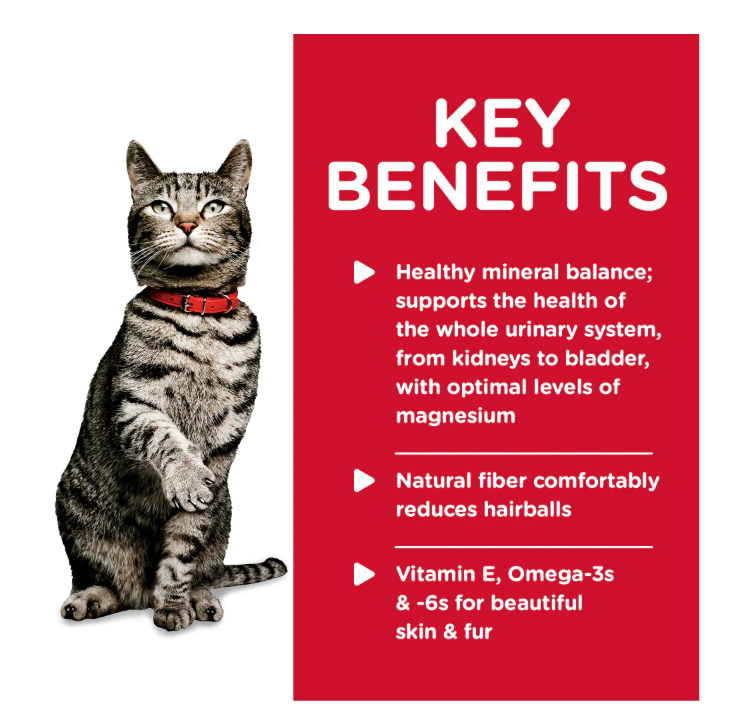 Hill's|Adult Urinary Hairball Control Savory Chicken Entrée 2.9oz|24 cans