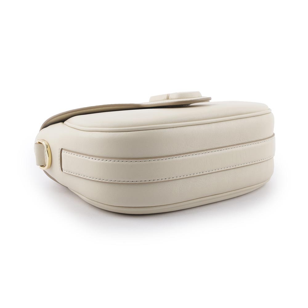 【MARC JACOBS】THE MESSENGER 翻蓋馬鞍斜背包(天空白)