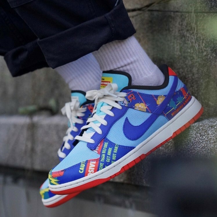 NIKE DUNK LOW Firecracker 新年 鞭炮 刮刮樂 三層鞋面 男女復古休閒鞋 DD8477-446