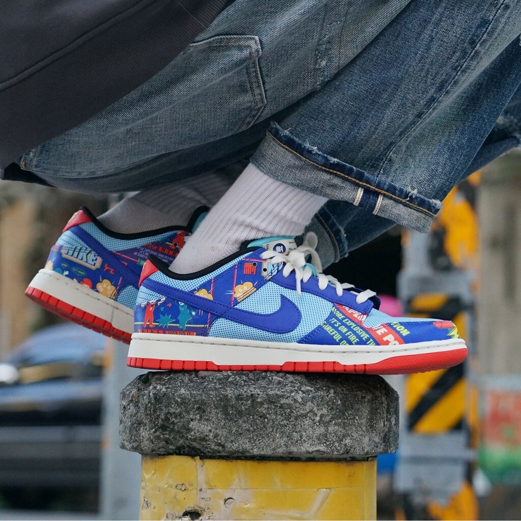 NIKE DUNK LOW Firecracker 新年 鞭炮 刮刮樂 三層鞋面 男女復古休閒鞋 DD8477-446
