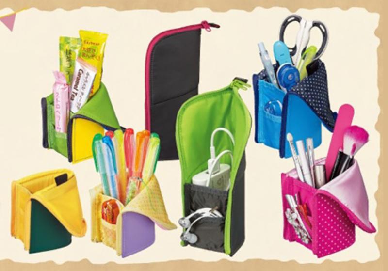 KOKUYO國譽 NEO Critz-R立式霓虹色筆袋 WSG6491