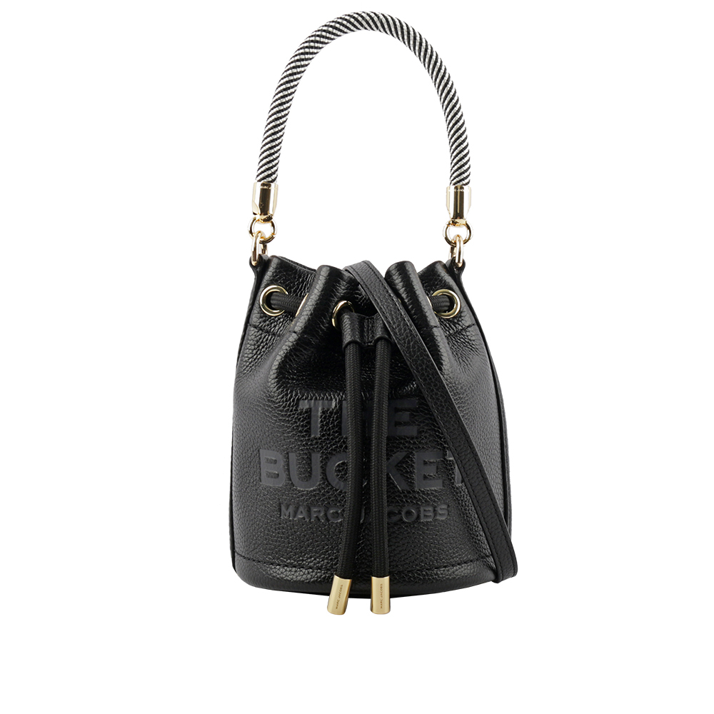 【MARC JACOBS】The Bucket Bag Logo 壓印二用迷你水桶包