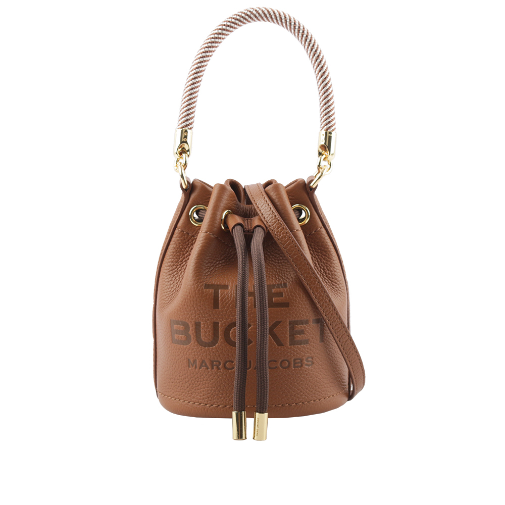 【MARC JACOBS】The Bucket Bag Logo 壓印二用迷你水桶包