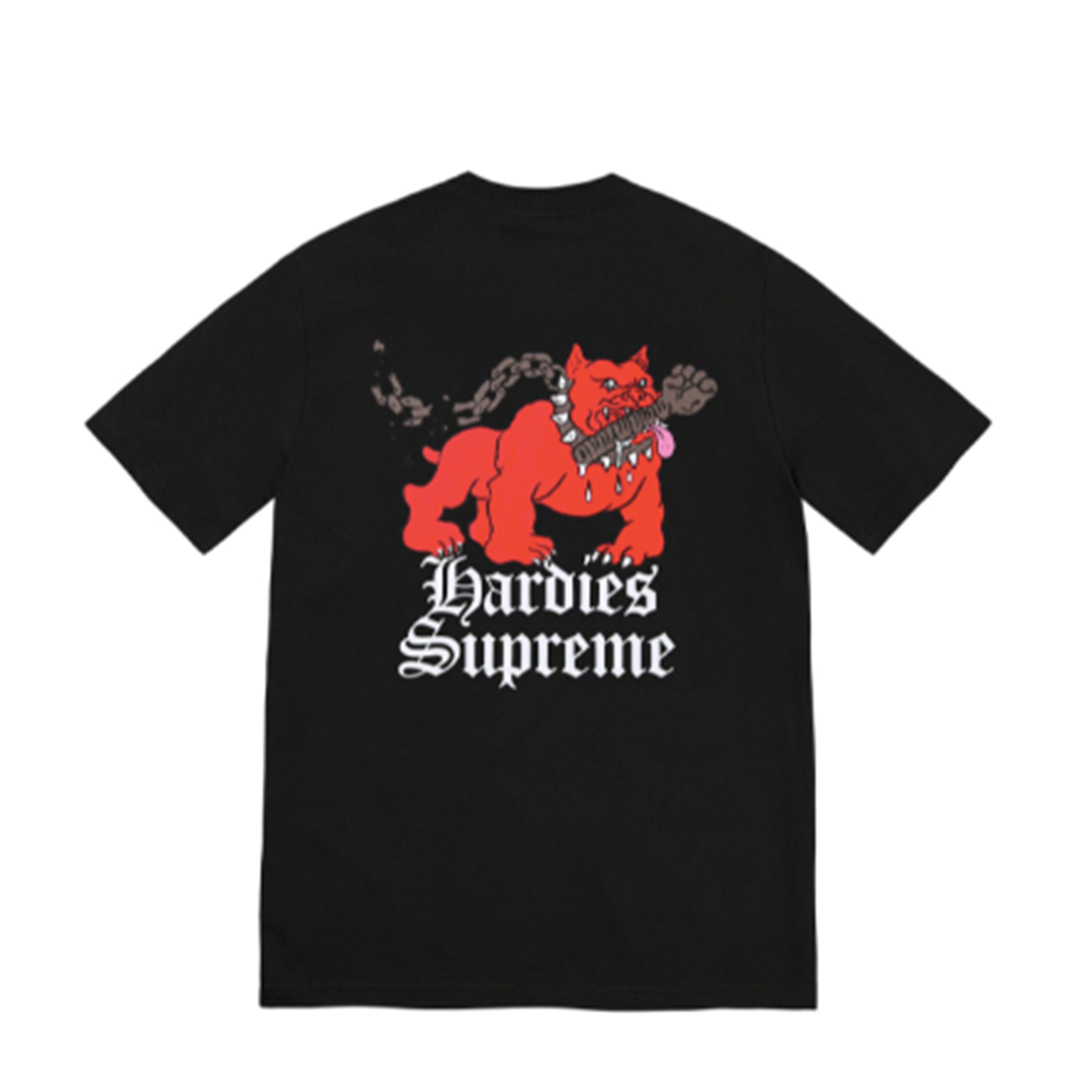 Supreme 23SS Hardies Dog Tee 鬥牛犬短T 黑色| FLOMMARKET