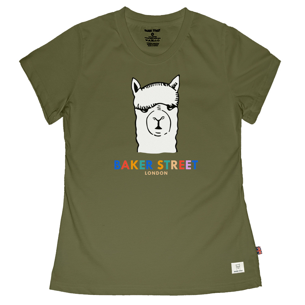 Classic style Alpaca LOGO 經典羊駝大LOGO 女版短T