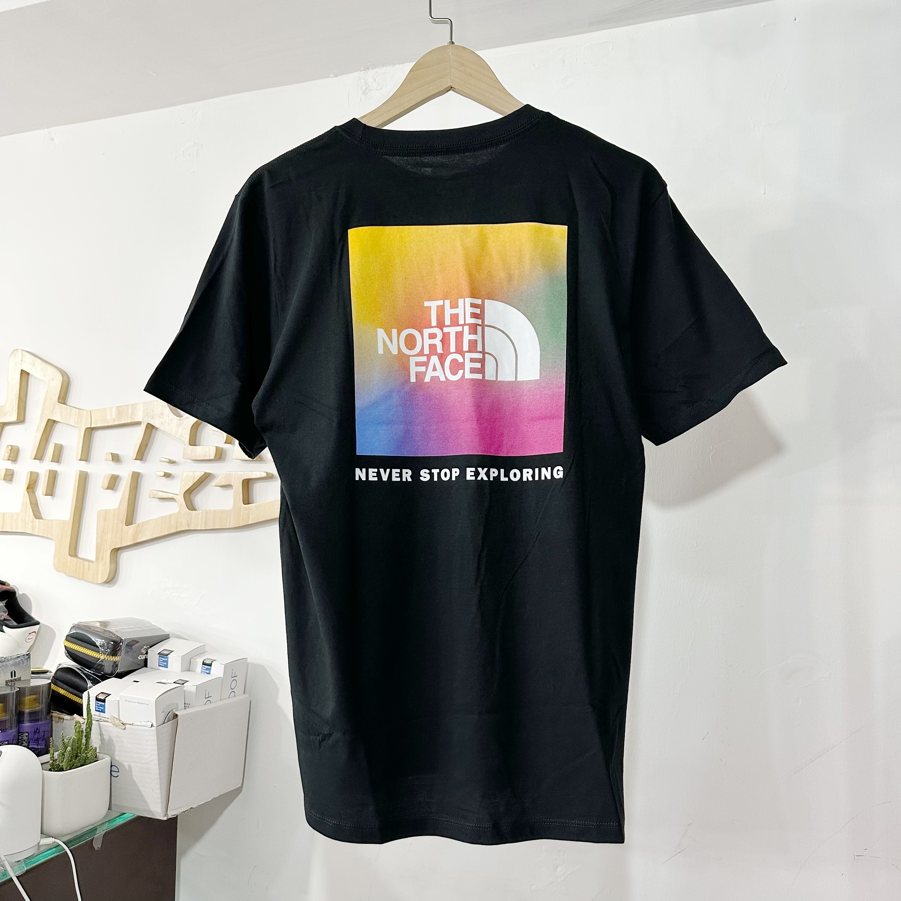 The North Face NSE Box ombre back print