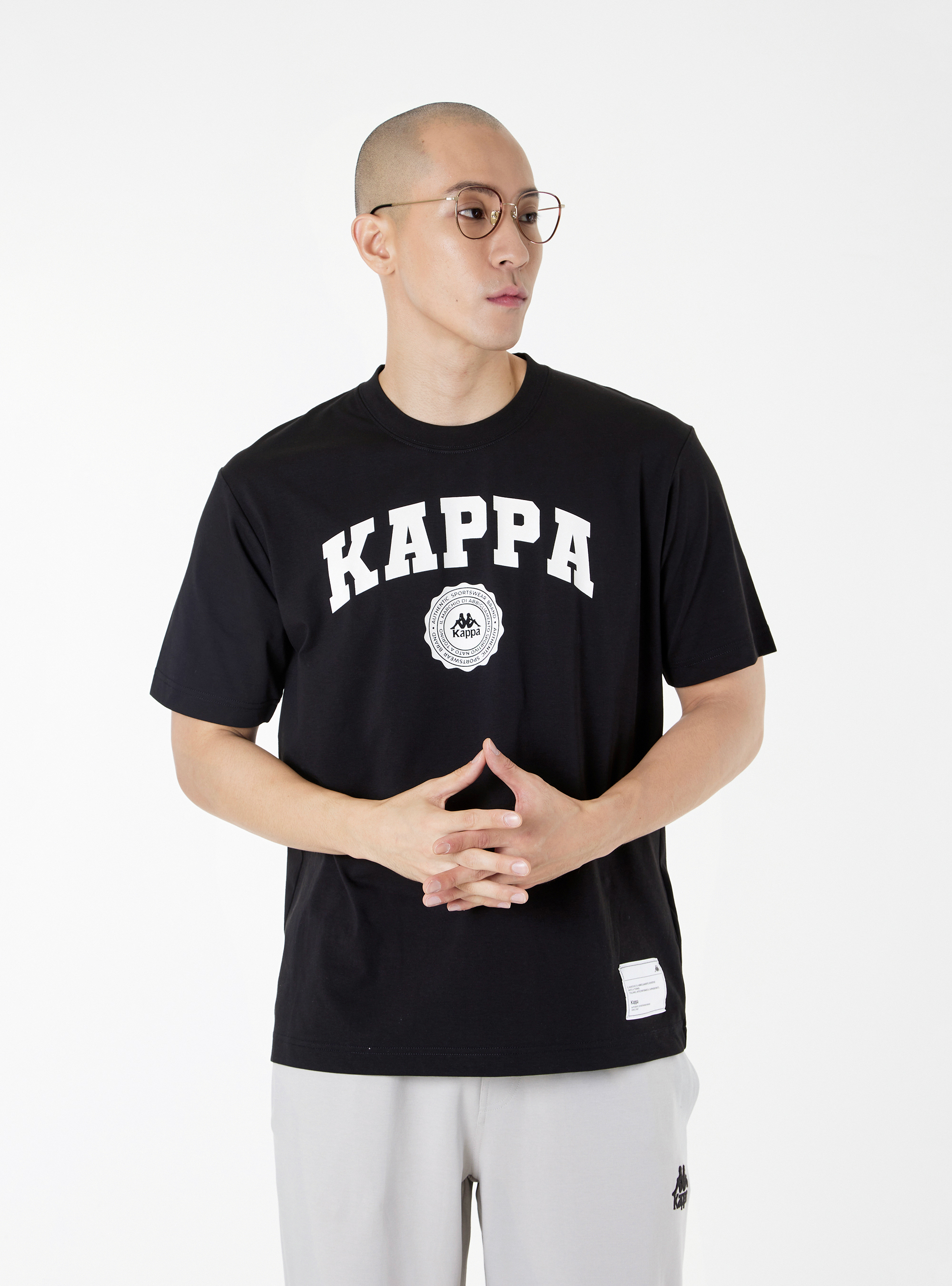 男女適穿 字母印花寬鬆T-Shirt