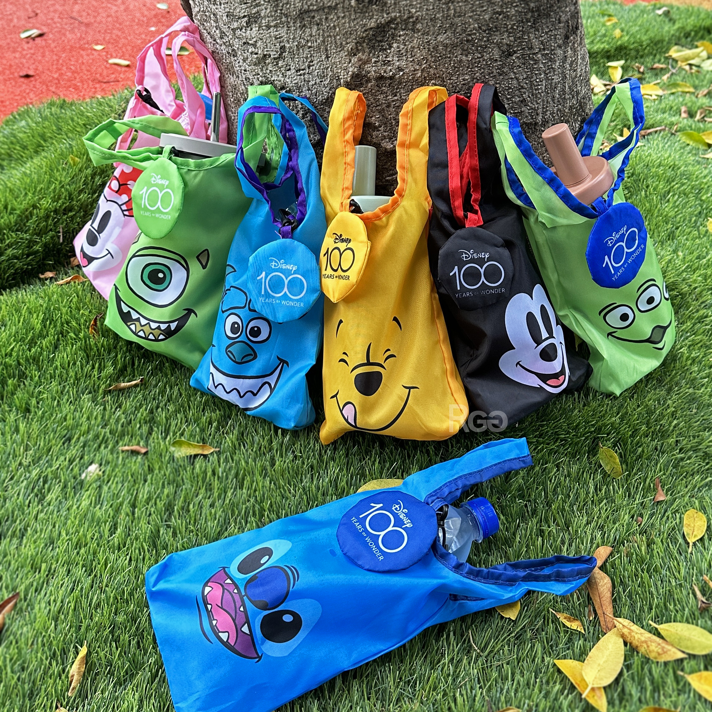迪士尼Disney 100週年 可收納飲料提袋杯袋杯套