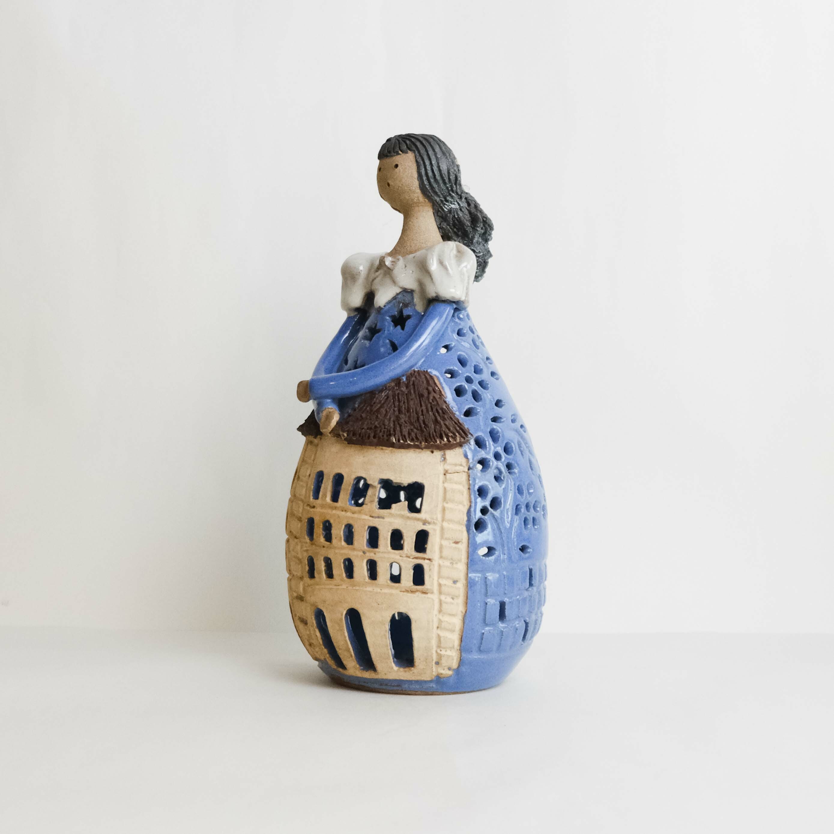 陶器｜燭台 - 女孩 317｜尼加拉瓜