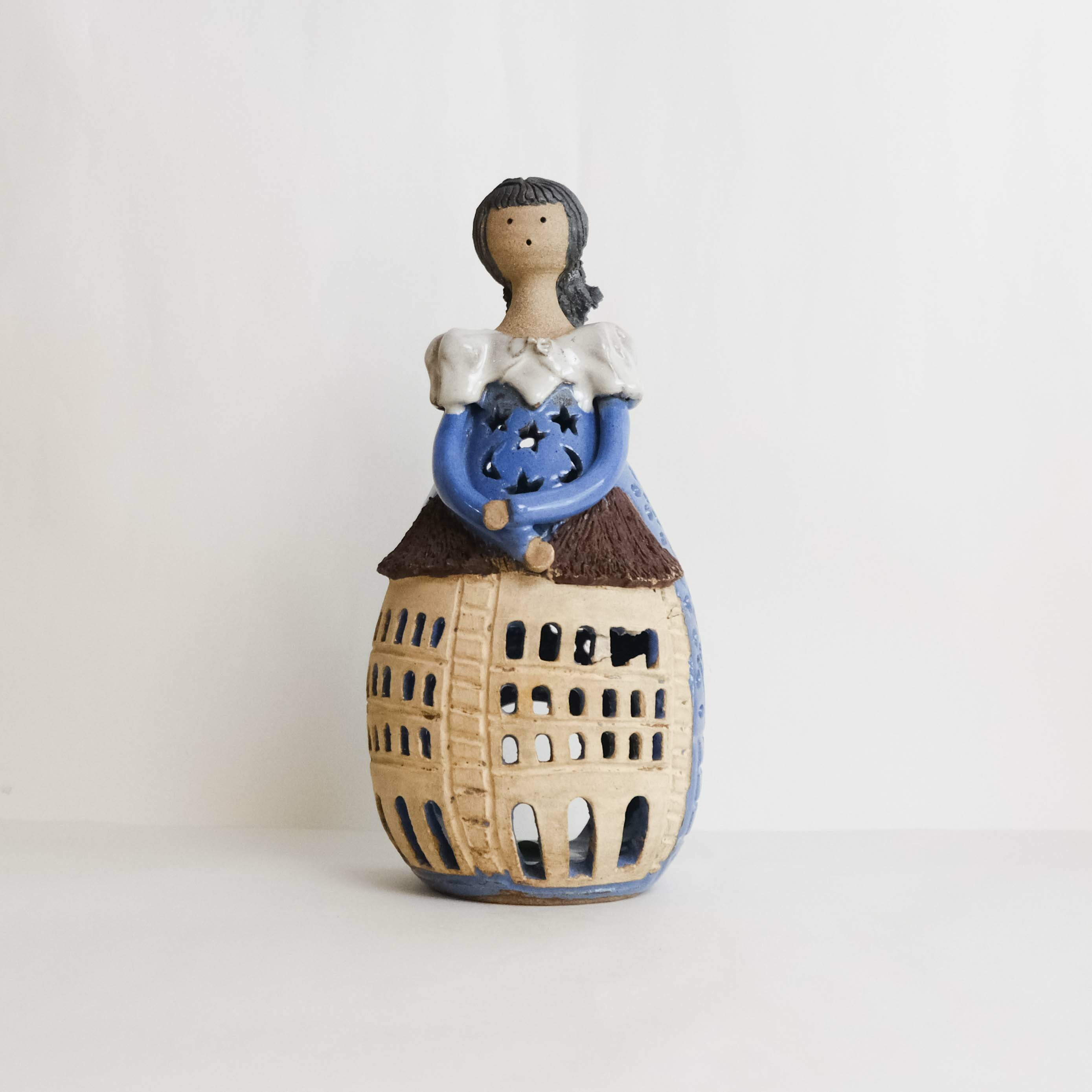 陶器｜燭台 - 女孩 317｜尼加拉瓜