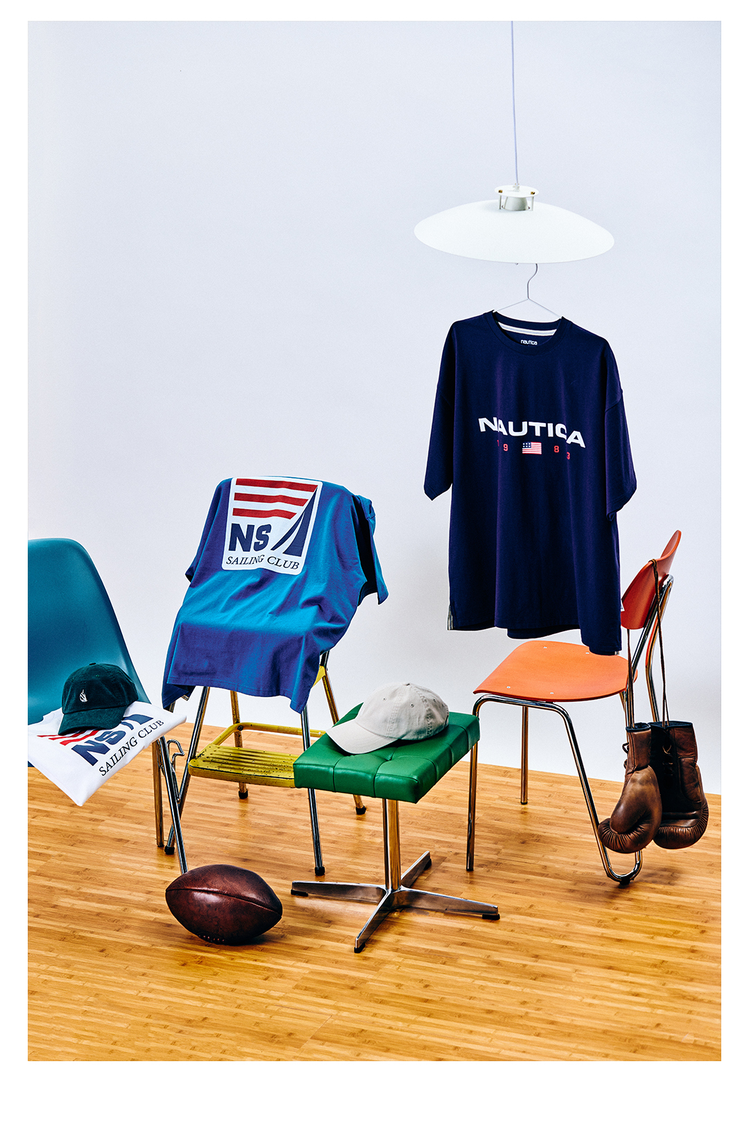 【Luxury】NAUTICA LETTER LOGO TEE 365 美國國旗字母復古短袖T 寬鬆 棉質上衣 四色
