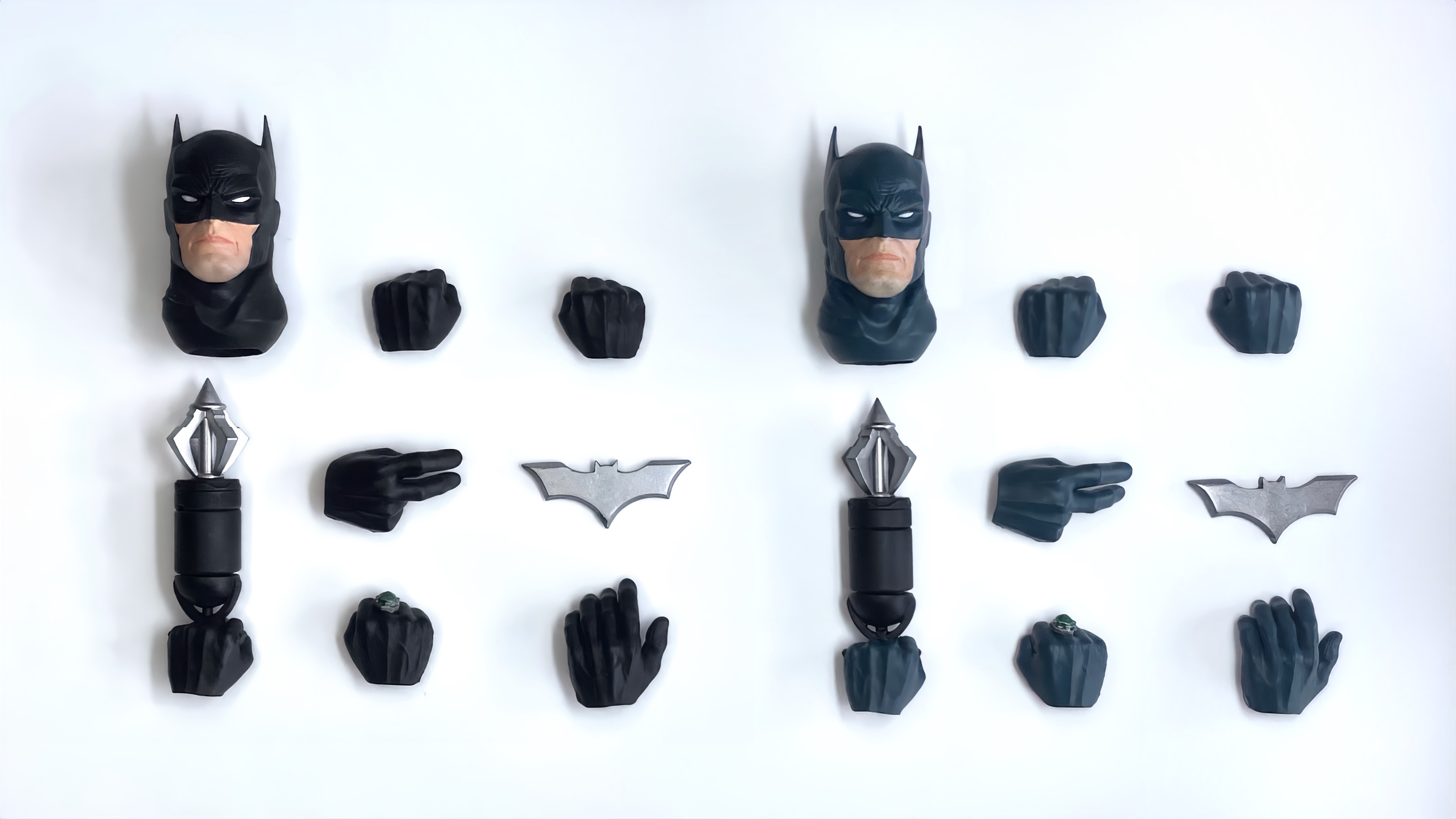 (In Stock) PSERTOYS- Bat Accessory Set Black/ Blue (Mcfarlane use)