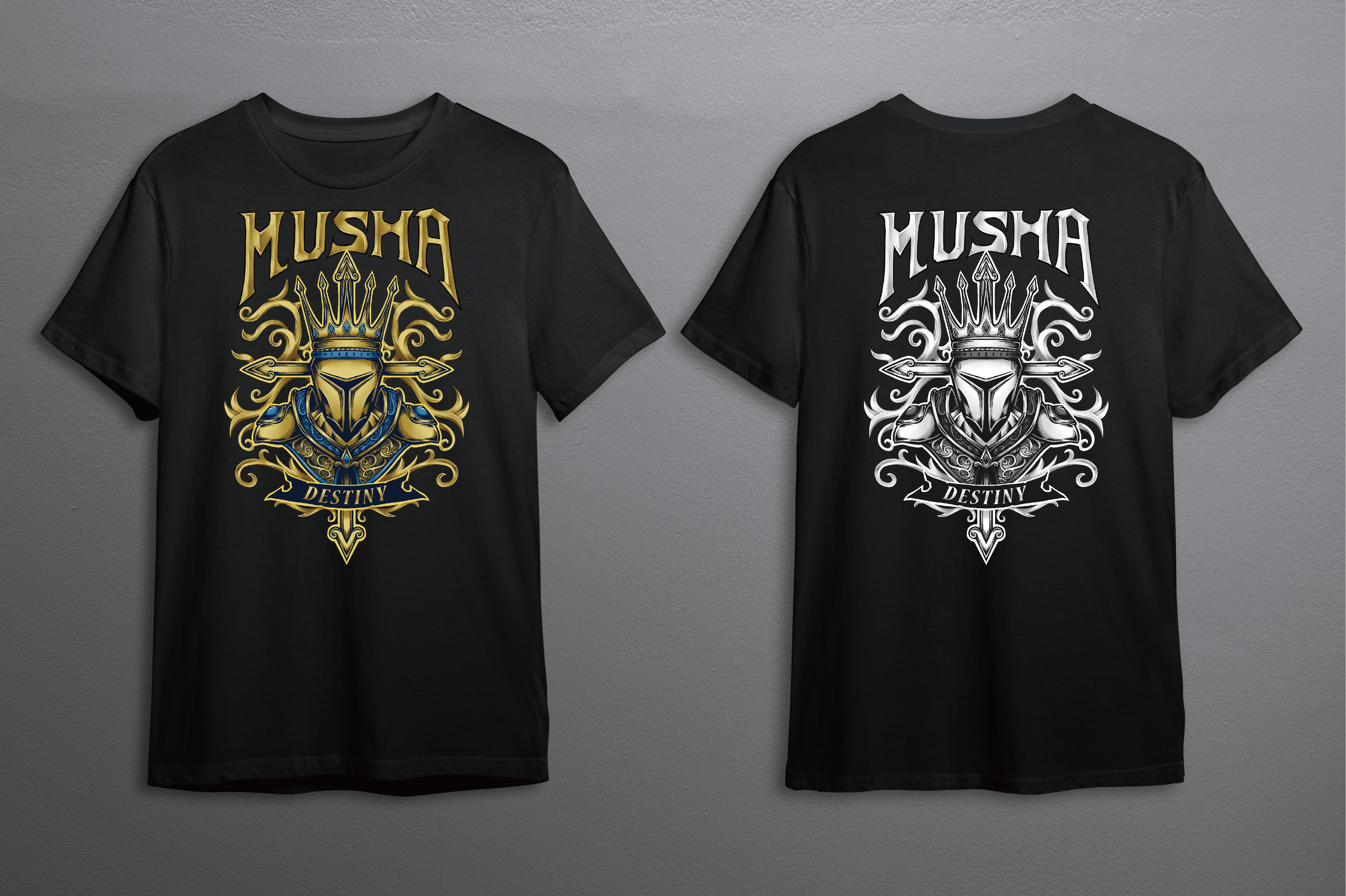 MUSHA 厚磅短袖棉T-獨家設計單品 V4