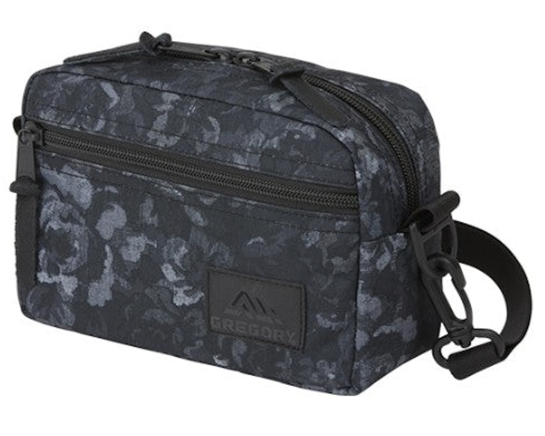 GREGORY PADDED SHOULDER POUCH S BLACK TAPESTRY