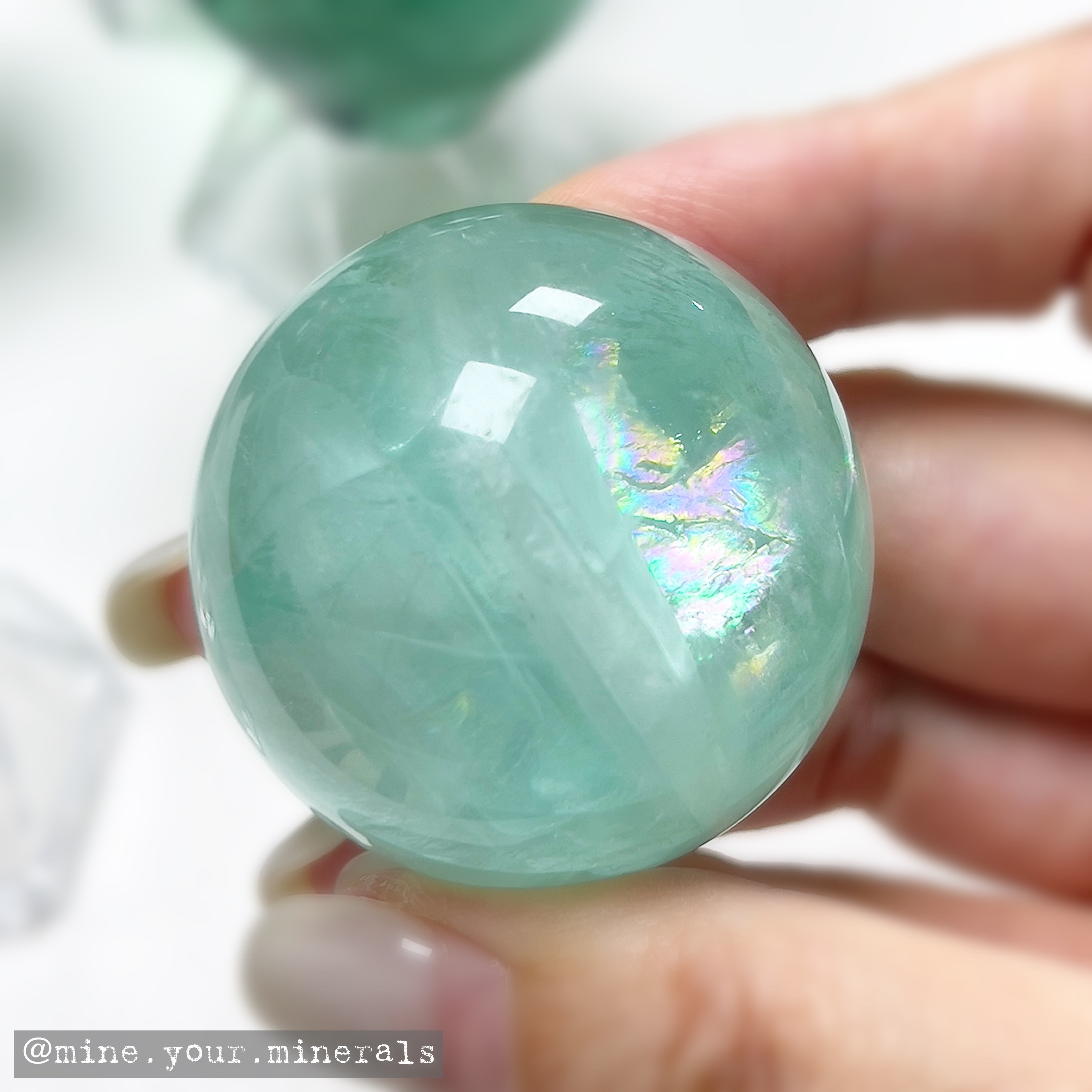 淺綠螢石球