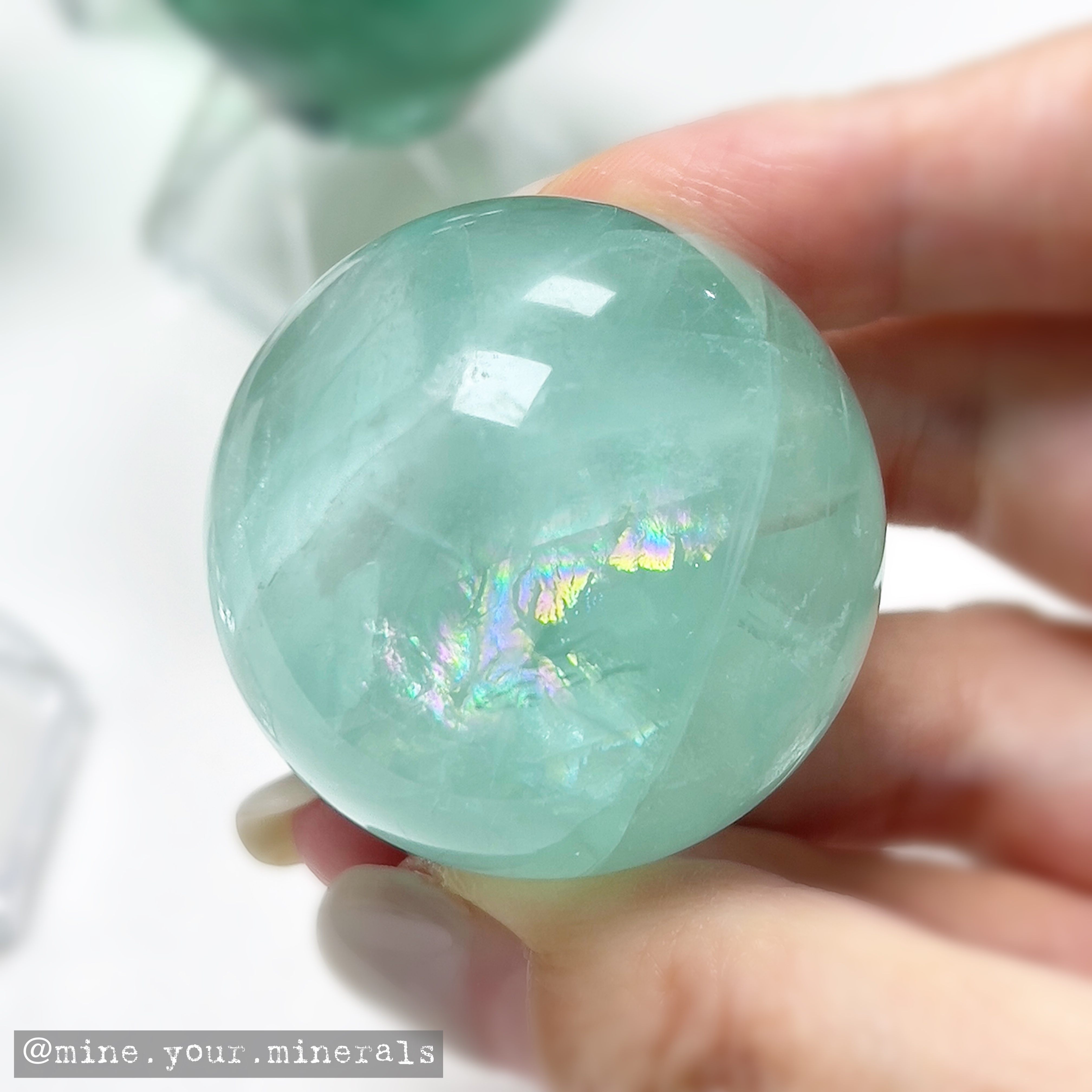 淺綠螢石球