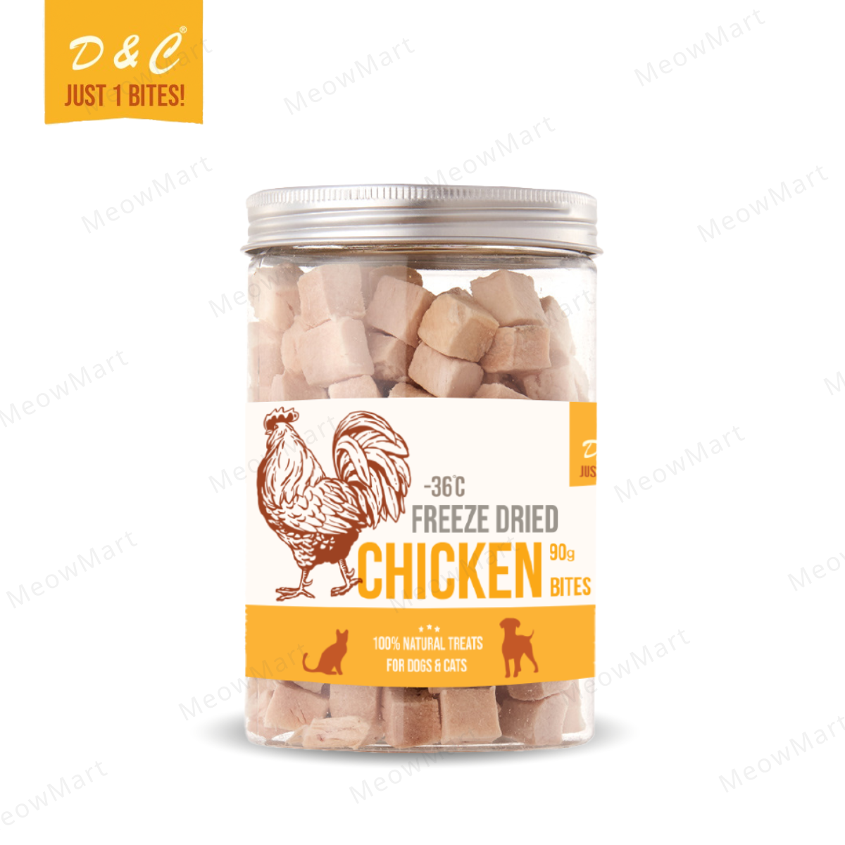 D&C 天然凍乾雞肉粒粒 90g
