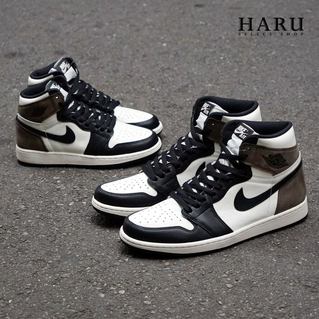 AIR JORDAN 1 RETRO HIGH OG GS "Dark Mocha" 黑摩卡 小倒勾 TS平民版 AJ1 1代  男女復古休閒鞋 575441-105 555088-105